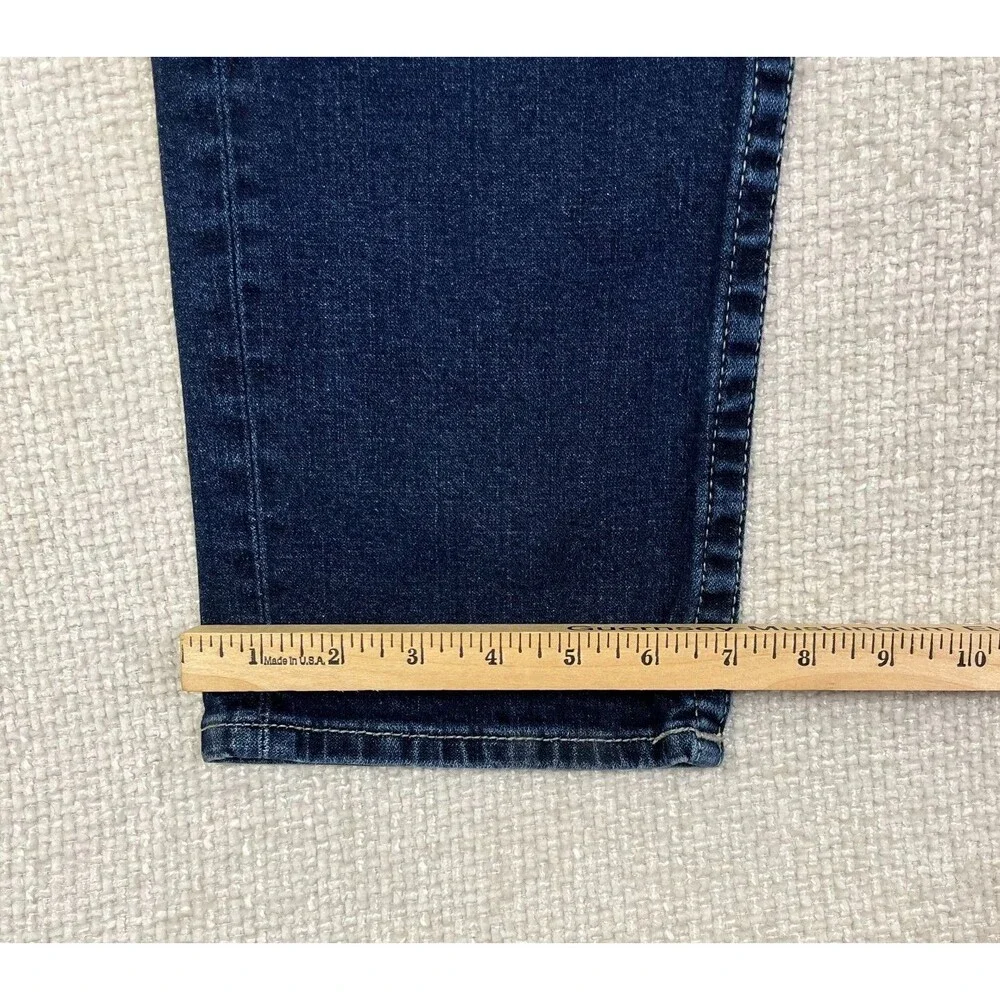 True Religion Jeans Rocco Relaxed Skinny Men's 36 (37x34) Stretch Blue Denim